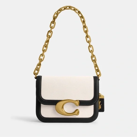 Coach | Bags | Coach Limited Edition Black And Cream Idol Shoulder
